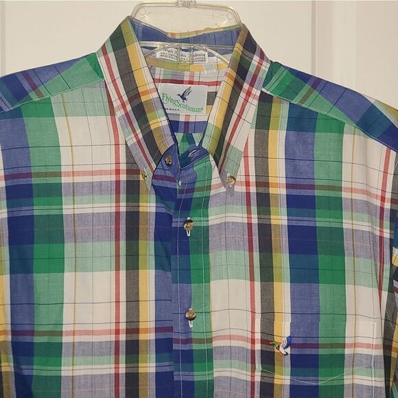 Flying Scotsman Men's Plaid Button Down Shirt - Picture 5 of 9